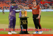 IPL 2024 KKR vs SRH Qualifier 1