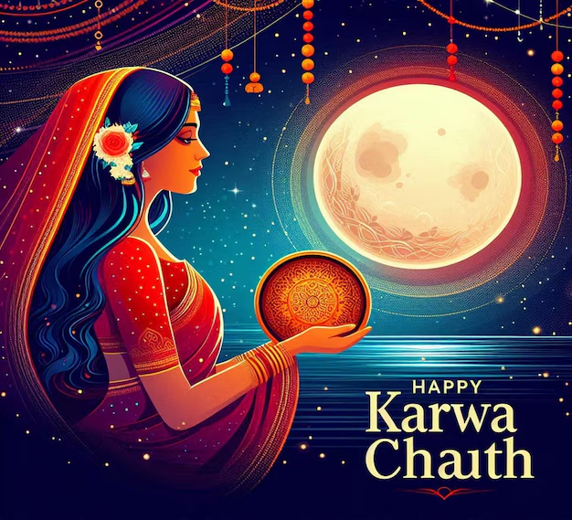 Happy Karwa Chauth 2024 Wishes, Images: हाथों में पूजा की थाली, आई रात सुहागों वाली…, प्यार भरे संदेशों से अपने पार्टनर को दें करवा चौथ की शुभकामनाएं