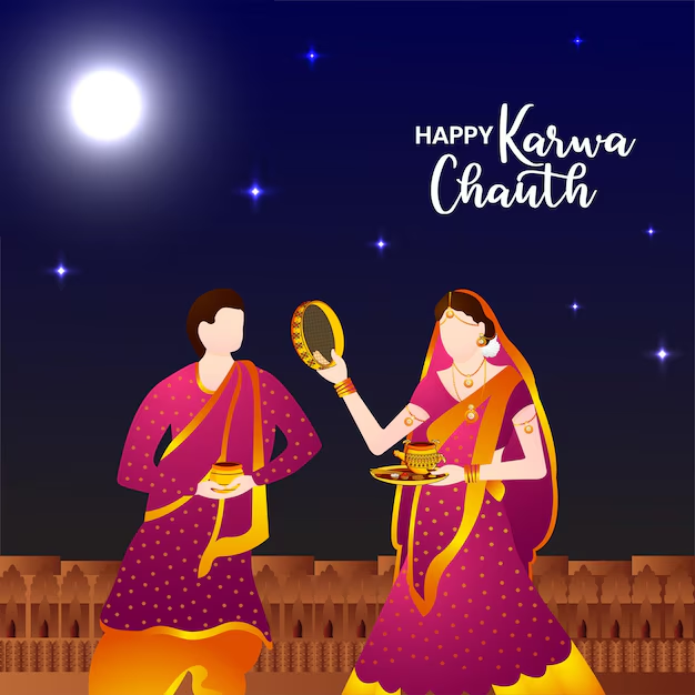 Happy Karwa Chauth 2024 Wishes, Images: हाथों में पूजा की थाली, आई रात सुहागों वाली…, प्यार भरे संदेशों से अपने पार्टनर को दें करवा चौथ की शुभकामनाएं