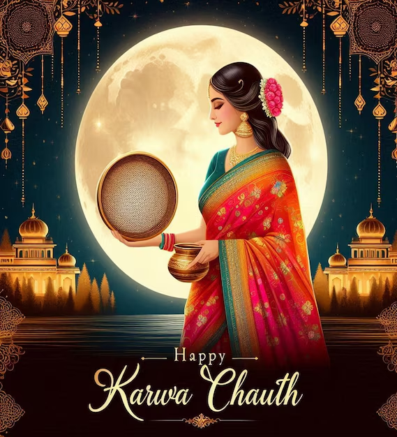 Happy Karwa Chauth 2024 Wishes, Images: हाथों में पूजा की थाली, आई रात सुहागों वाली…, प्यार भरे संदेशों से अपने पार्टनर को दें करवा चौथ की शुभकामनाएं