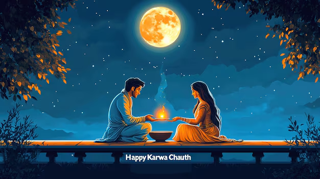 Happy Karwa Chauth 2024 Wishes, Images: हाथों में पूजा की थाली, आई रात सुहागों वाली…, प्यार भरे संदेशों से अपने पार्टनर को दें करवा चौथ की शुभकामनाएं